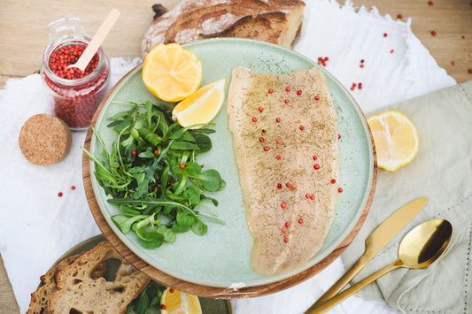 Gravlax truite BIO - Aneth & Baie Rose