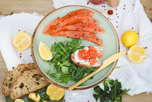 Gravlax saumon BIO - Aneth & baie rose